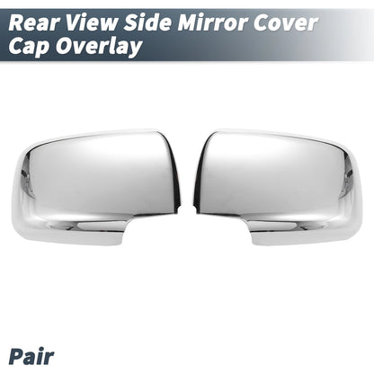Chrome Plated Rearview Mirror Cover for Nissan X-Trail Rogue (2008-2013)