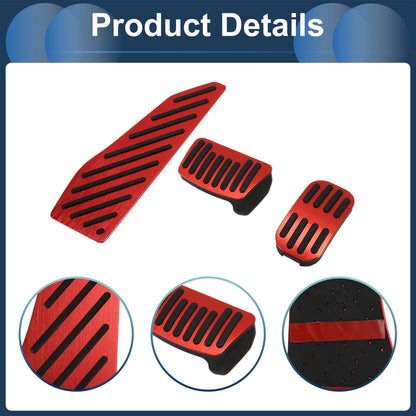 3 x Automatic Foot Accelerator Pedal Covers for Toyota Corolla Cross (18-24)