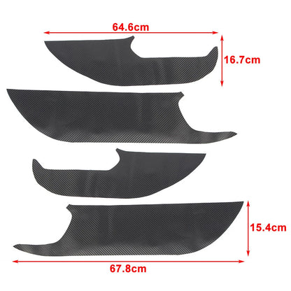 4 Pcs Car Door Anti Kick Pad PVC Protection Covers for Toyota RAV4 (2019-2023)