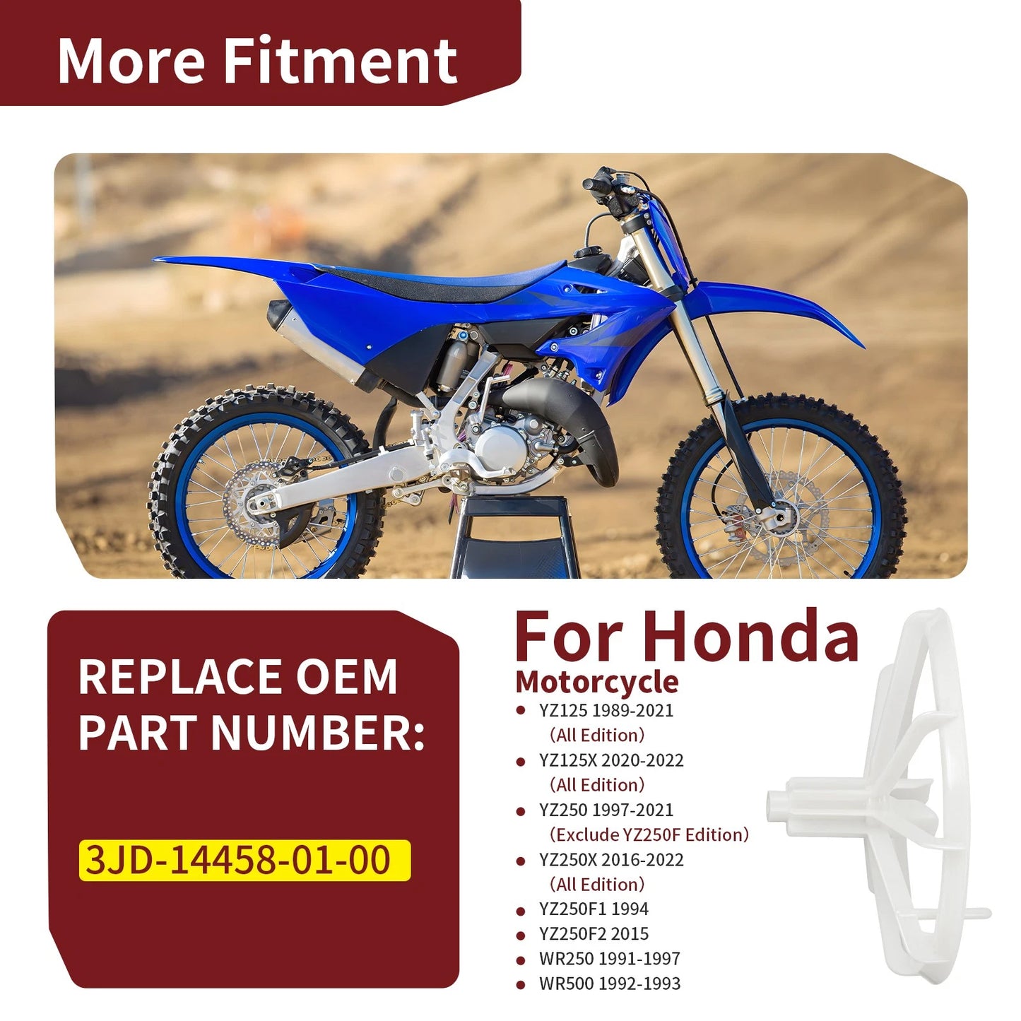 Air Filter Cage Holder for Yamaha YZ125/125X/250/250X/WR250/WR500 (2000–2024)
