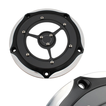 Derby Cover for Harley Heritage Classic FLHCS 2019-2021 Black White