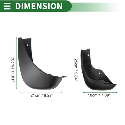 Mud Flaps Splash Guards 1 Set for Nissan JUKE (2011-2015)