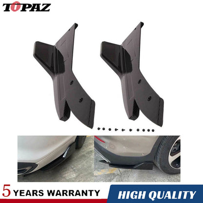2 x Car Rear Bumper Spoiler Lip for Make & Model