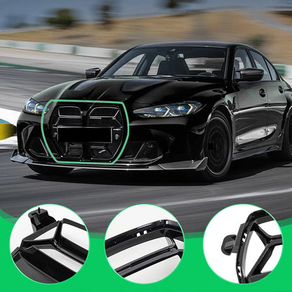 Front Bumper Side Air Vent Grille for BMW G80 M3 G82 G83 M4 (2021-2023)
