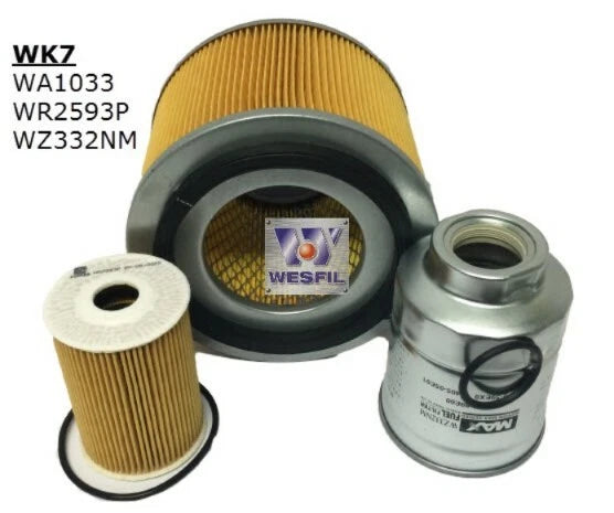 Filter service kit for Nissan Patrol GU Y61 3.0L ZD30 ZD30DDTI (2000–2007)