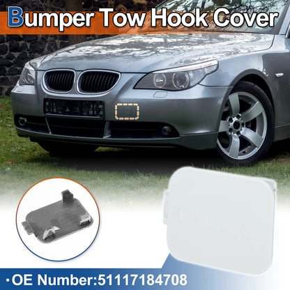 Front Car Bumper Tow Hook Cover for BMW 528i 535i 550i (2011-2016) White