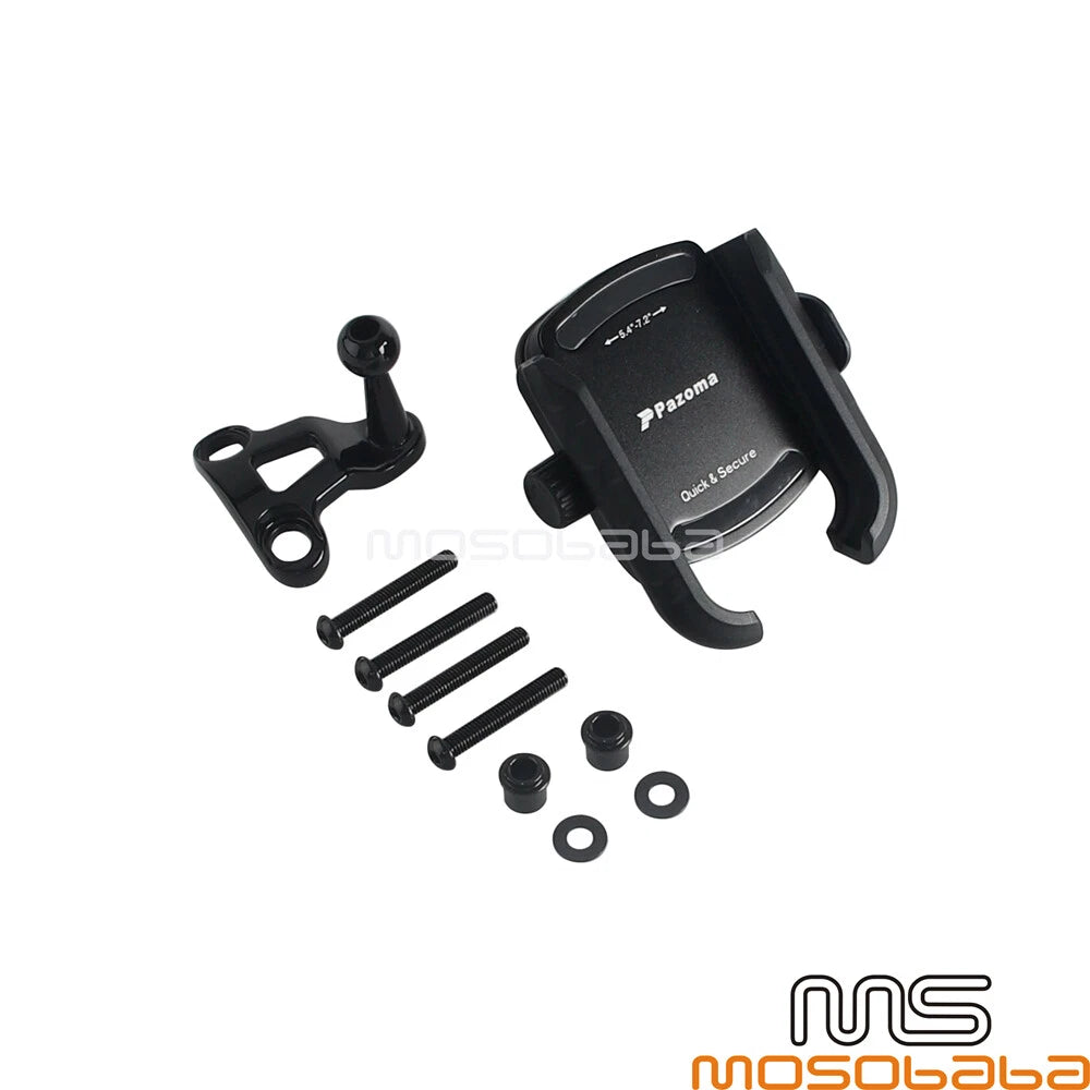 Handlebar Phone Carrier Bracket w/ Mount for Harley XL Softail Dyna Touring