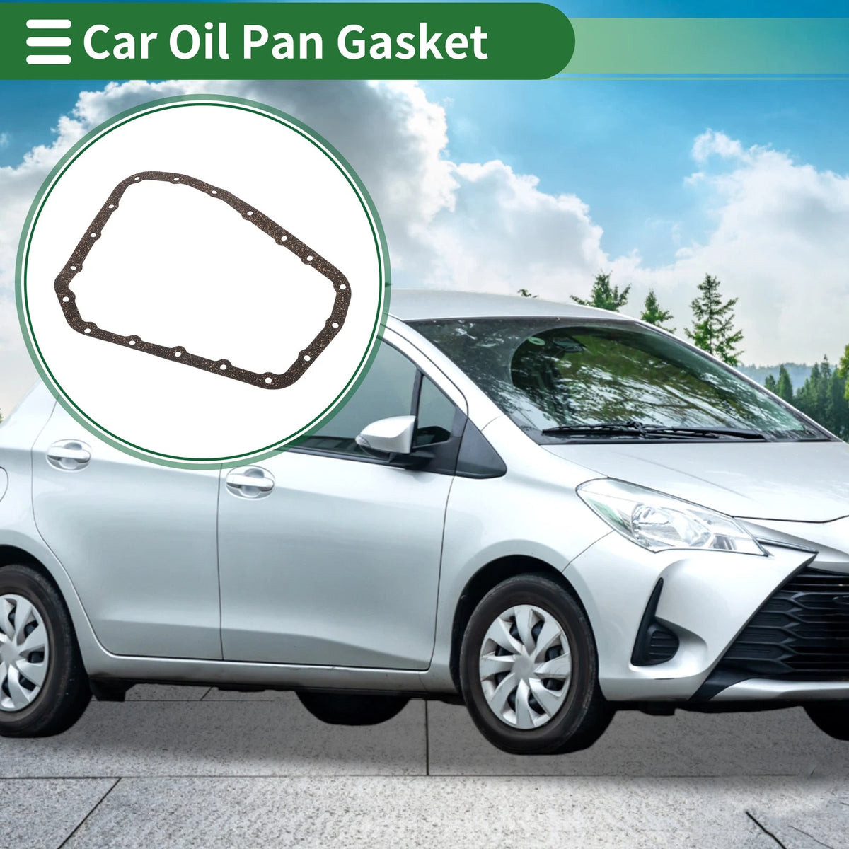 Oil Pan Gasket for Toyota Vitz (2005-2010) 1 Pcs