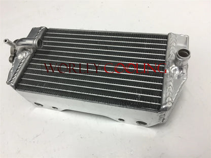 Aluminum Radiator + White Silicone Hose for Honda CRF450R (2002-2004)
