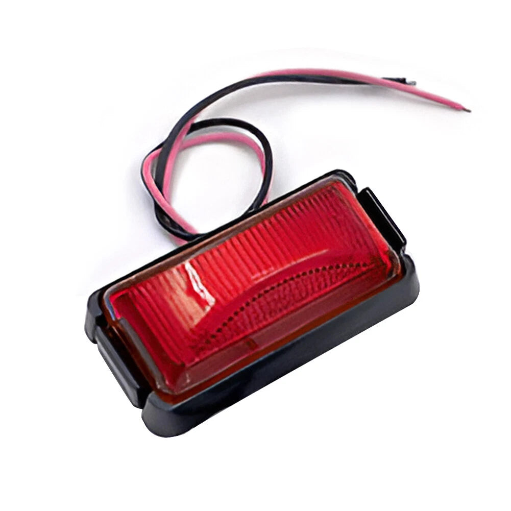 6LED Red Clearance Side Marker Lights for Truck Trailer Universal