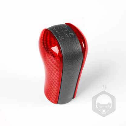 Red Gear Shift Knob Side Covers for NISSAN GTR R34 (1999-2002) 2 x