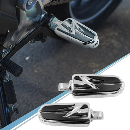 1 Pair 10mm Aluminum Rearsets Footrest Footpeg for Aolly Motorcycle