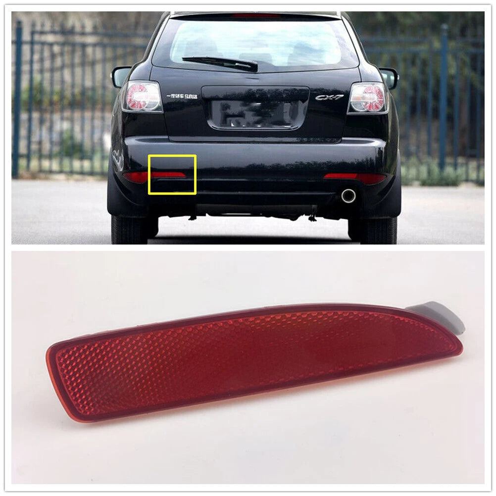 1x Rear Left Red Cover Tail Light for Mazda CX-7 (2010-2012)