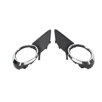 Front Fog Light Bezel Cover  Black/Chrome for Toyota Sienna (2011-2017)