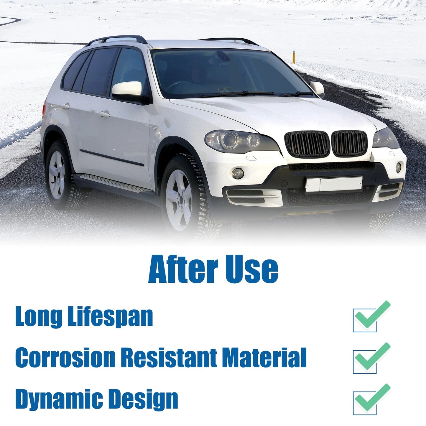 Front Hood Bumper Grille for BMW X5 X6 E70 (2007-2013)