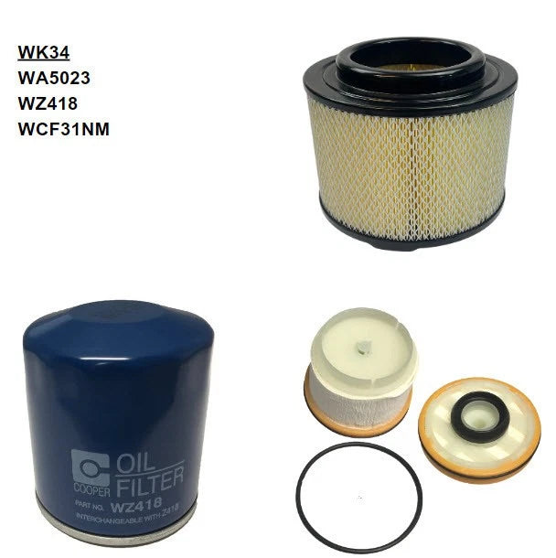 FILTER SERVICE KIT for Toyota Hilux (2005–2013)