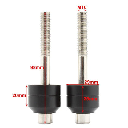 20mm Handle Bar Risers for BMW F800GS F700GS F650 (2008-2023) - Silver Pair