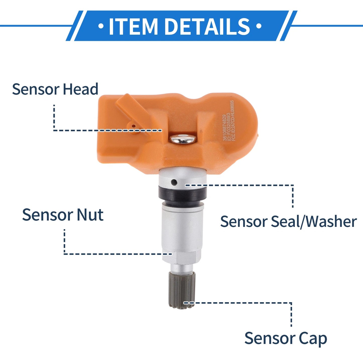 TPMS Sensor 433MHz for BMW 3 Series (2006-2013)