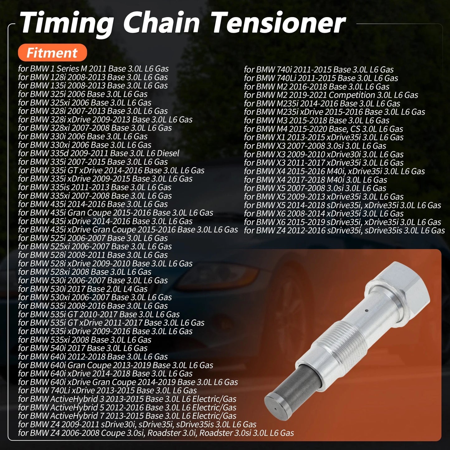 Timing Chain Tensioner w/ Seal Ring for BMW F01 E83 E71 E90 E84 (2007-2017)
