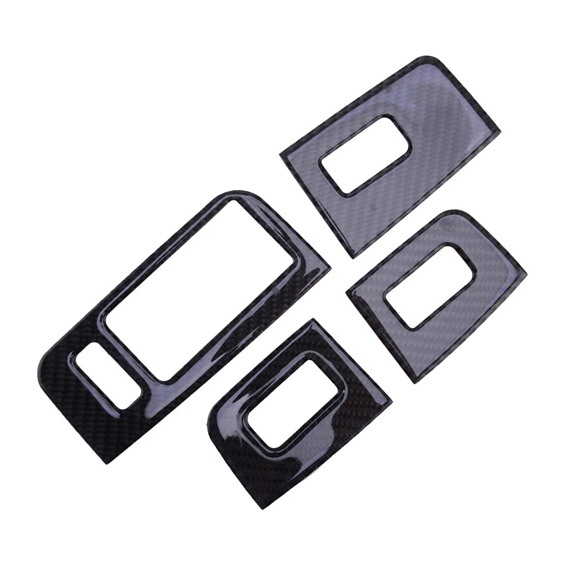 4 x Carbon Fiber Window Switch Panel Cover Trim for Acura TL (2004-2008)
