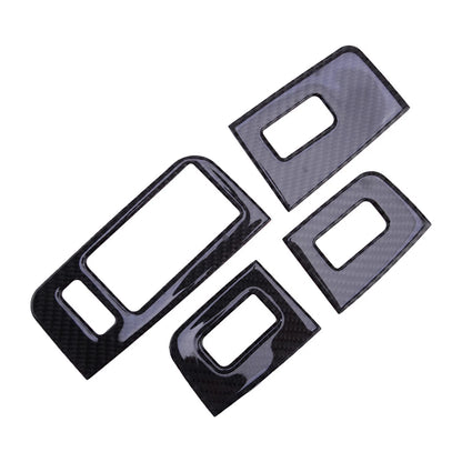 4 x Carbon Fiber Window Switch Panel Cover Trim for Acura TL (2004-2008)