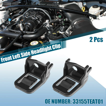Front Left Headlight Clips for Honda Civic (2016-2020)