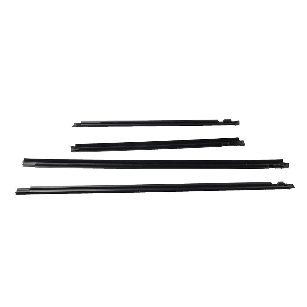 4 x Front Rear Weatherstrip Door Glass Belt Moulding for Toyota Echo (2000-2005)