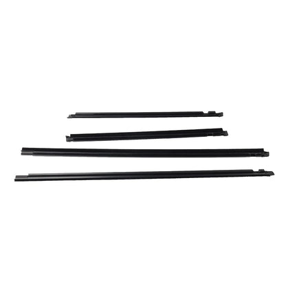 4 x Front Rear Weatherstrip Door Glass Belt Moulding for Toyota Echo (2000-2005)