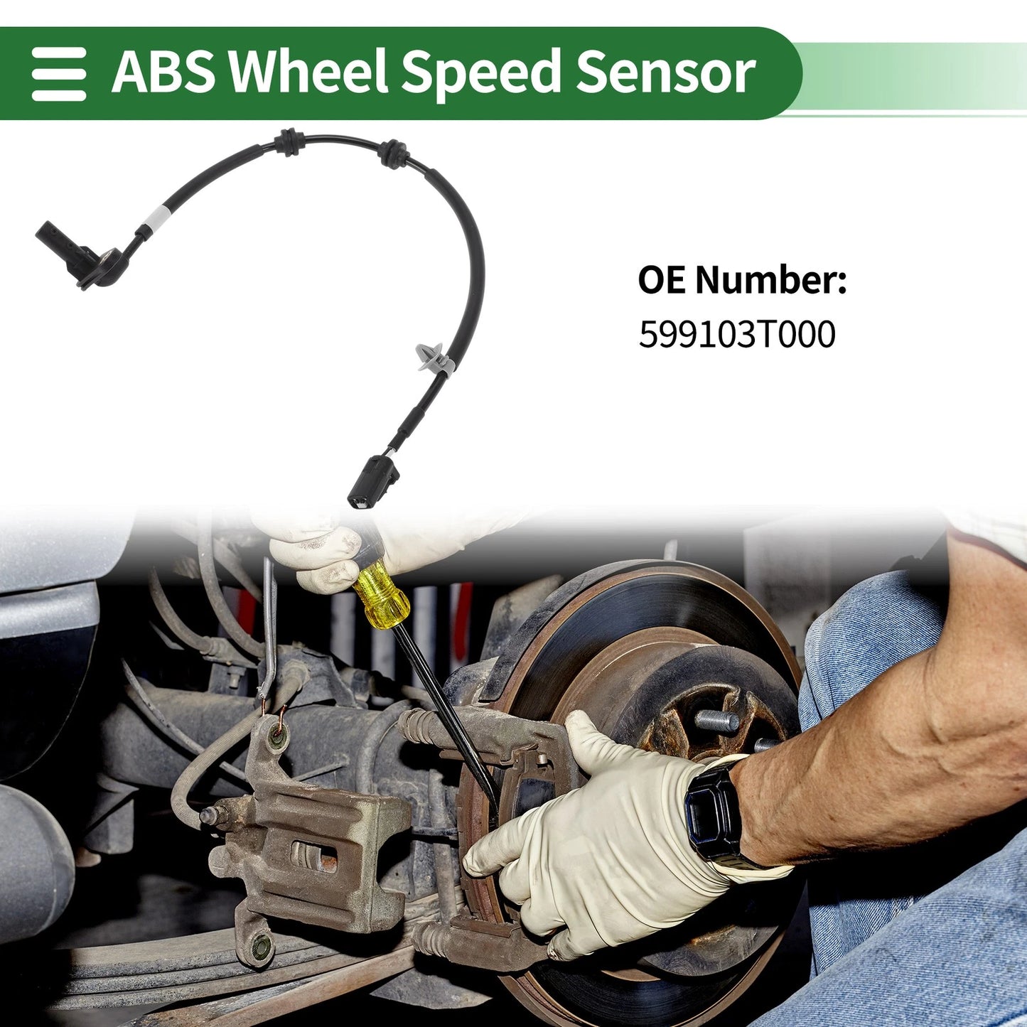 ABS Wheel Speed Sensor for Kia K900 (2015-2017) Rear Left