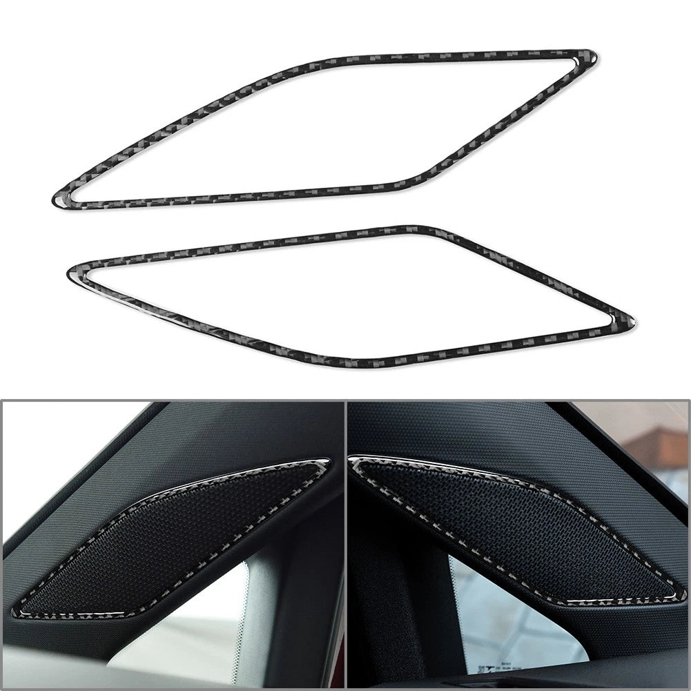 A Pillar Speaker Cover Trim Black for Volkswagen Golf MK8 (2021-2023)