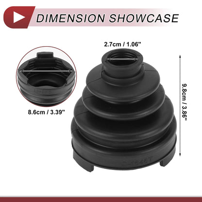 Inner CV Joint Boot Kit with Clamps for Toyota Venza (2009-2012)