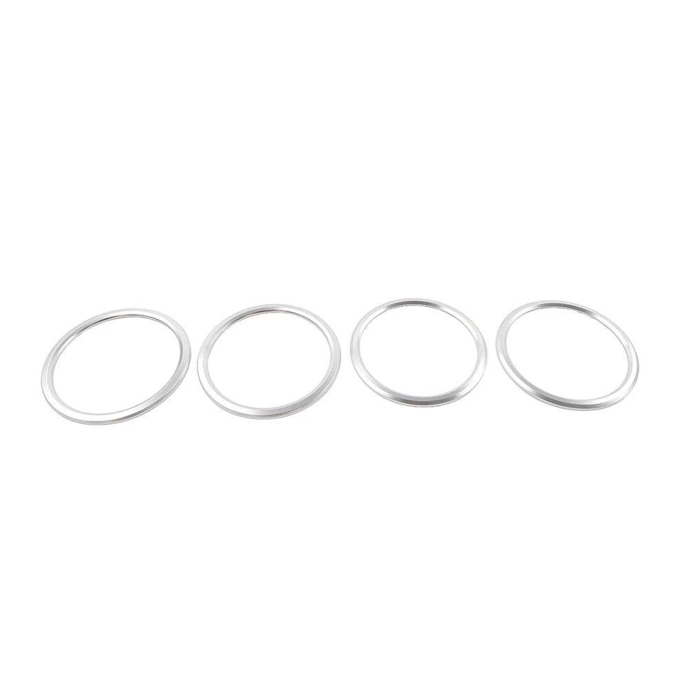 Silver Air Vent Outlet Ring Cover Trim for Chevrolet Camaro (2017-2022)