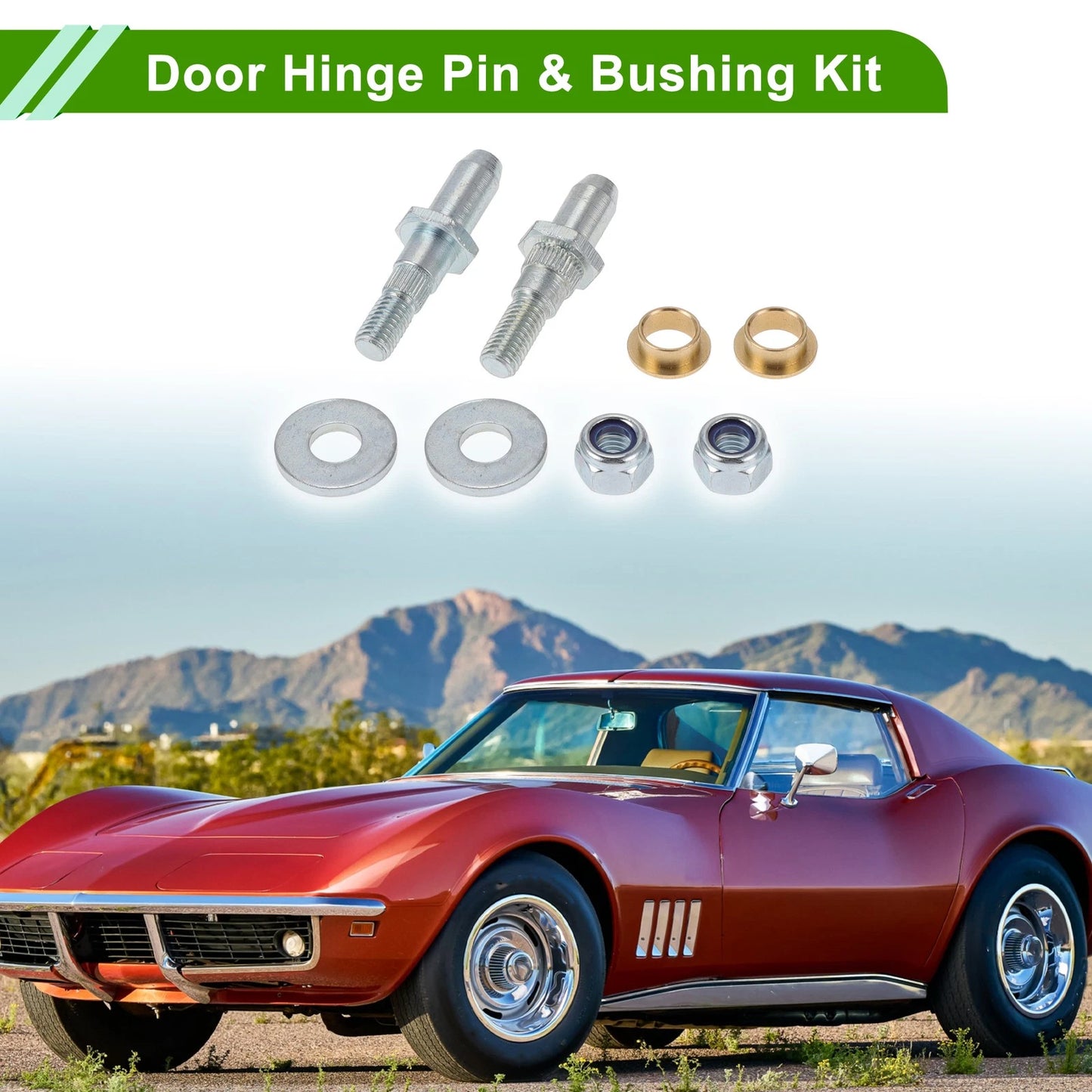 Door Hinge Pin & Bushing Kit for GMC/Chevy Avalanche 1 Set