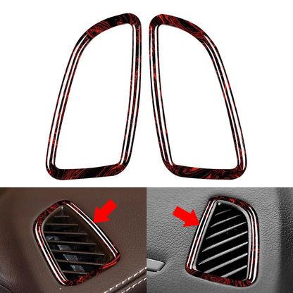 Fire Red Dashboard Air Vent Cover Trim for Benz C GLC Class (2015-2020)