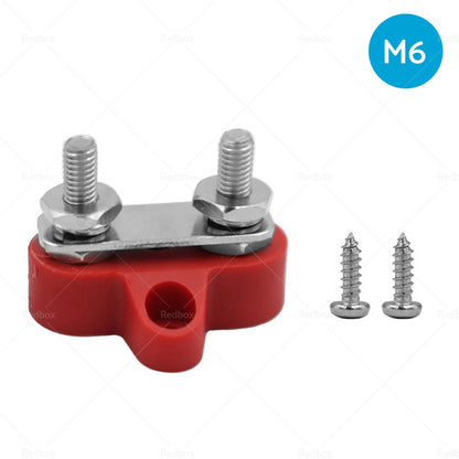 M6 Negative & M8 Positive Bus Bar Power Terminal Blocks for Power Distribution