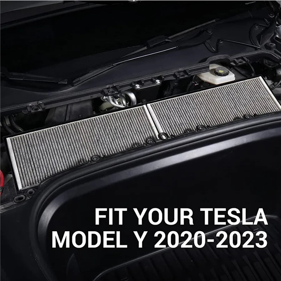 4x Air Filter HEPA Inlet Activated Carbon for Tesla Model Y (2020–2023)
