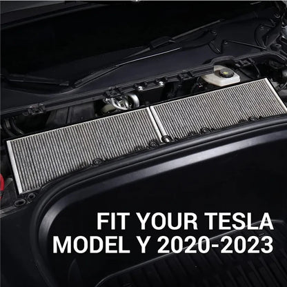 4x Air Filter HEPA Inlet Activated Carbon for Tesla Model Y (2020–2023)