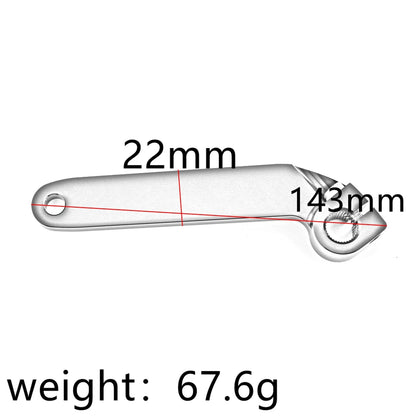 1x Chrome Shift Rod Arm Lever for Harley Davidson Street Glide (2014-2023)