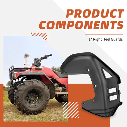 Right Heel Guards for Honda FourTrax 300 TRX300 TRX300FW (1990–2000)