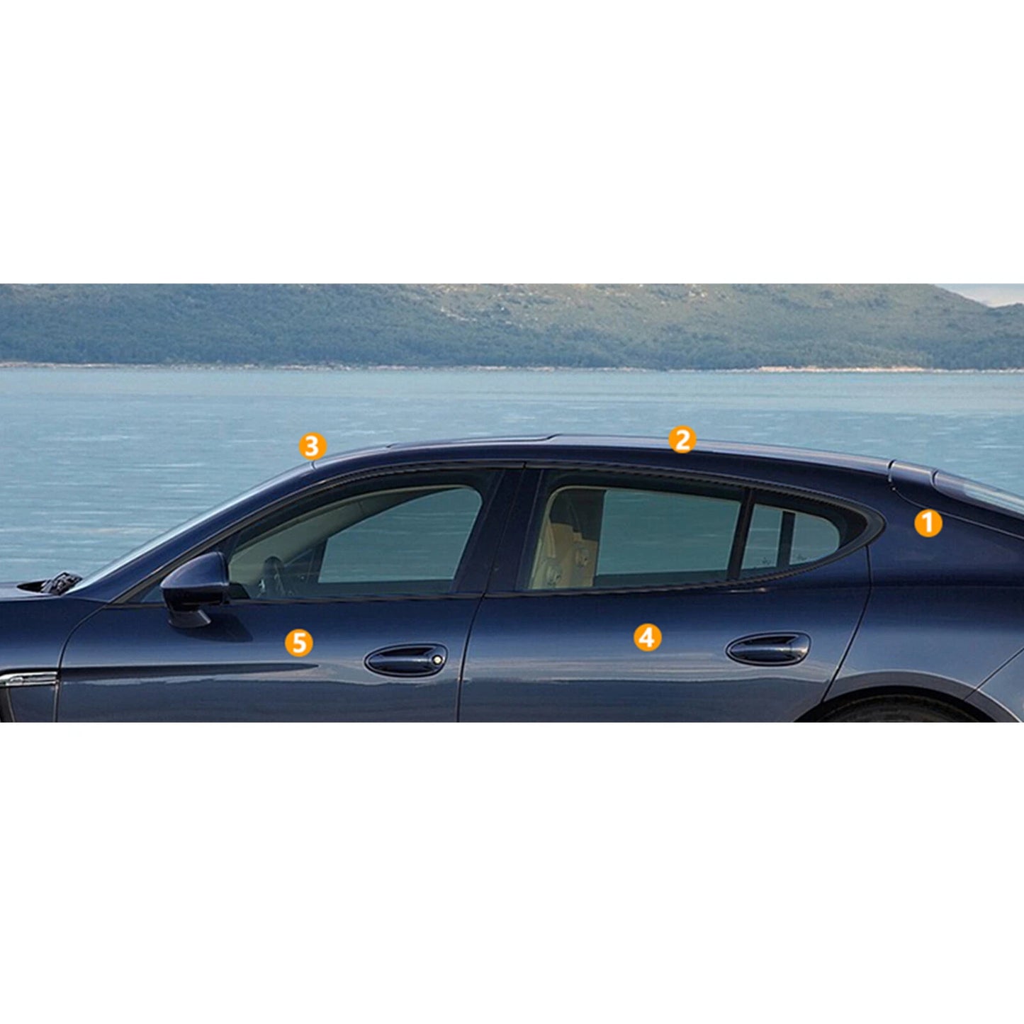 Window Moulding Strips for Porsche Panamera (2010-2016)