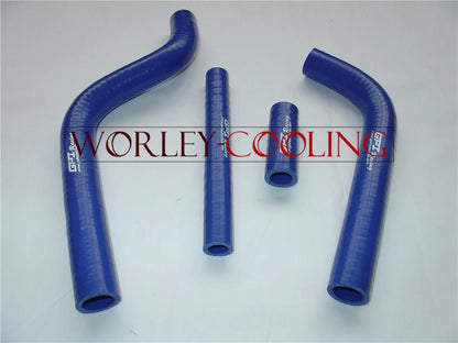 BLUE silicone radiator hose for YAMAHA YZ125 (1996-2001)