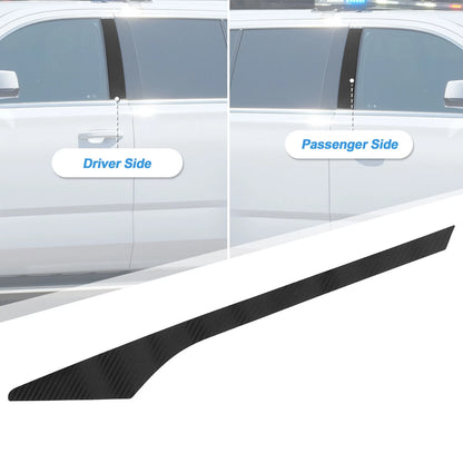 6 Pcs Windshield B Pillar Trim for Honda Civic (2016-2021) Carbon Fiber