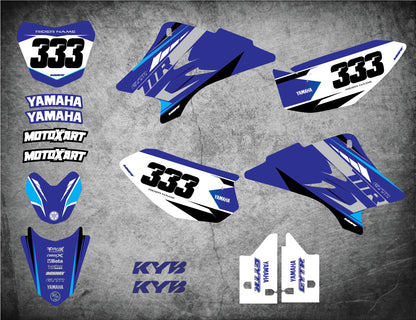 Custom Graphics Full Kit for Yamaha TTR 50 (2006-2023) - TORNADO Style Decals