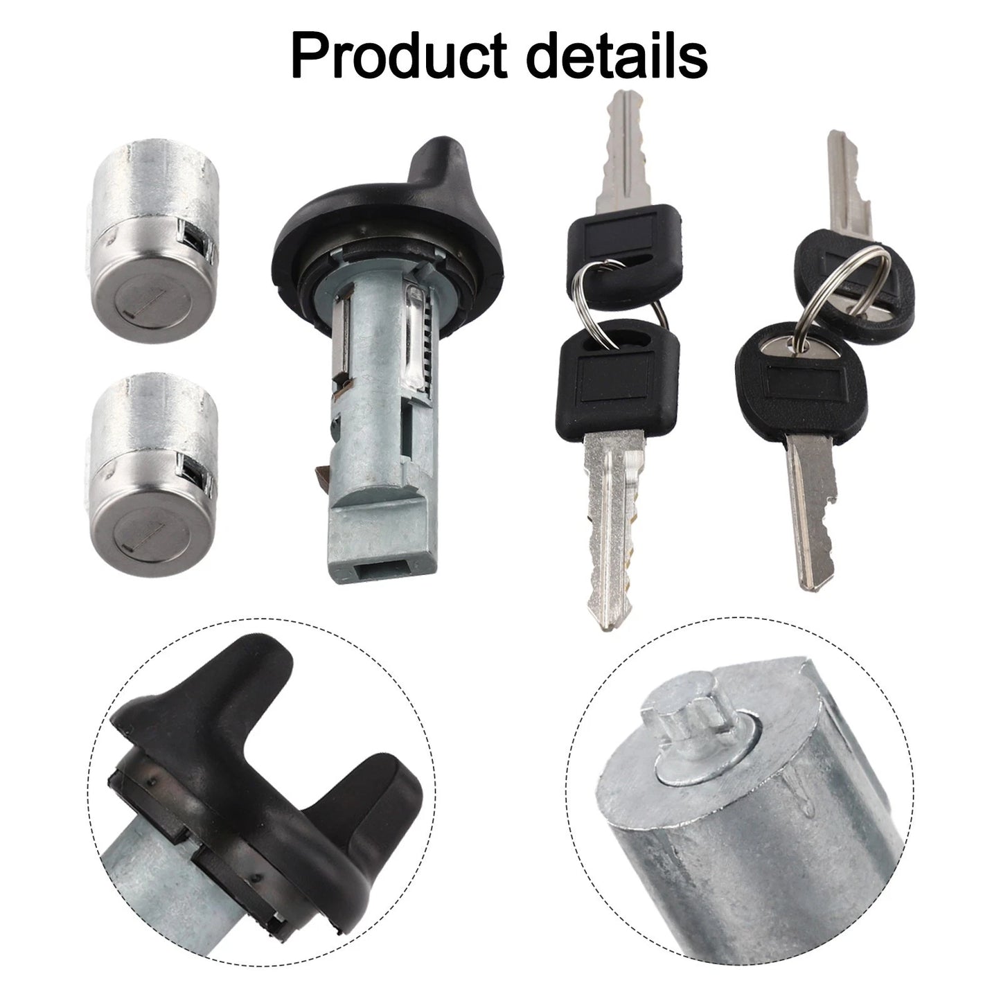 2 x Door Lock Cylinders and Keys for Chevy/GMC