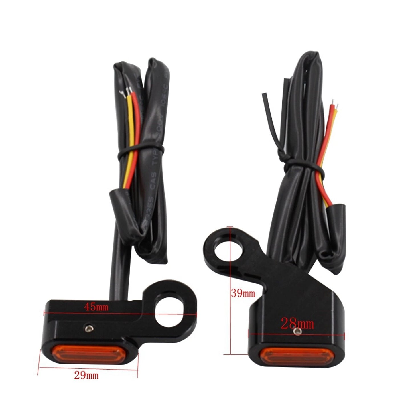 Front Turn Signal Lights for Harley Softail (2000-2014) & Sportster (1993-2003)