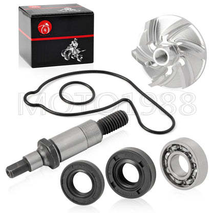 Water Pump Seal Impeller Shaft Bearing Repair Kit for Yamaha YFZ450 (2004–2013)