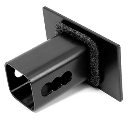 2" Receiver Tow Trailer Hitch Cover - Thin Blue Line Black US Flag for Truck