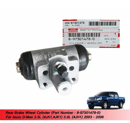 Rear Brake Wheel Cylinder for Isuzu Dmax 2.5/3.0 (2003-2006)