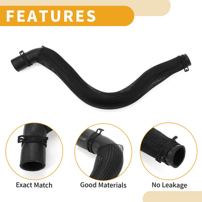 Radiator Hose for Ford Mondeo 2014-2024 Rubber Black