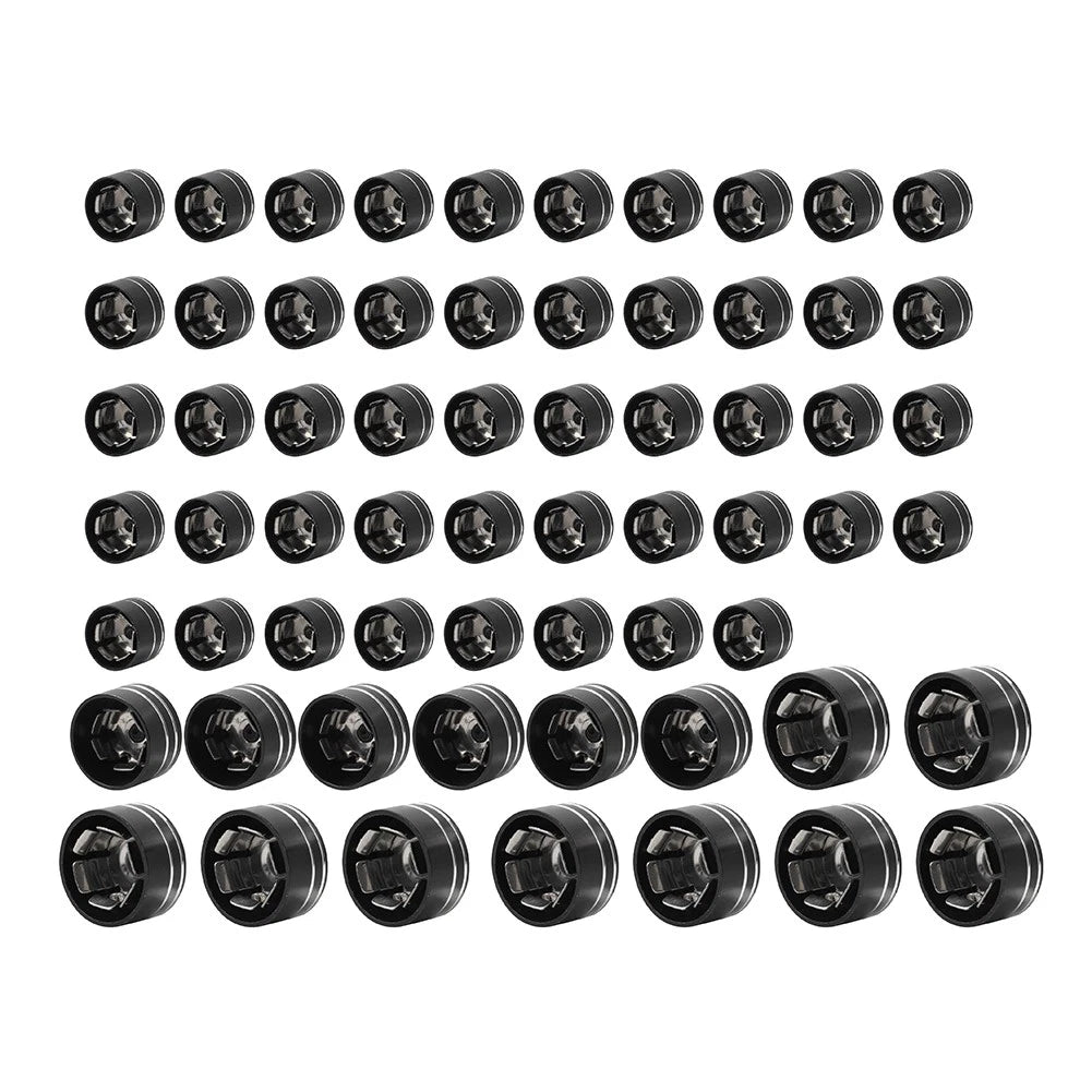CNC Engine Topper Bolt Caps for Harley Softail Fat Boy FLSTF (2000-2006)